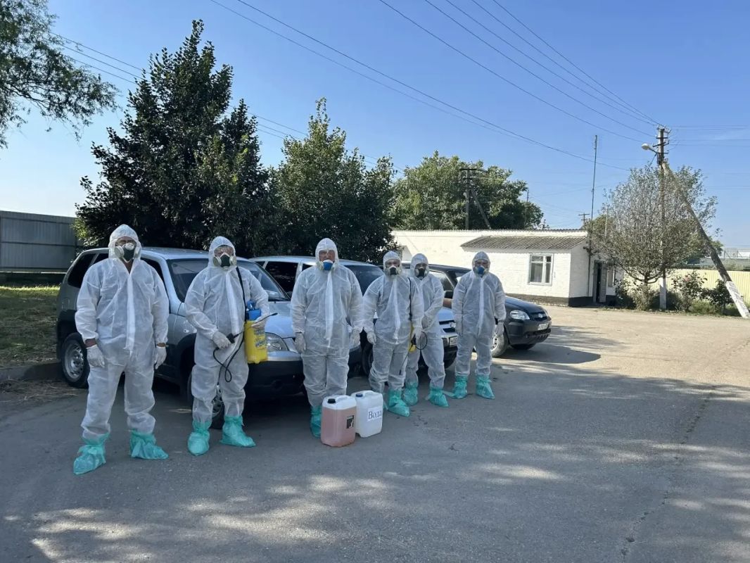 В Славянском районе прошли учения по ликвидации очагов особо опасных заболеваний животных
