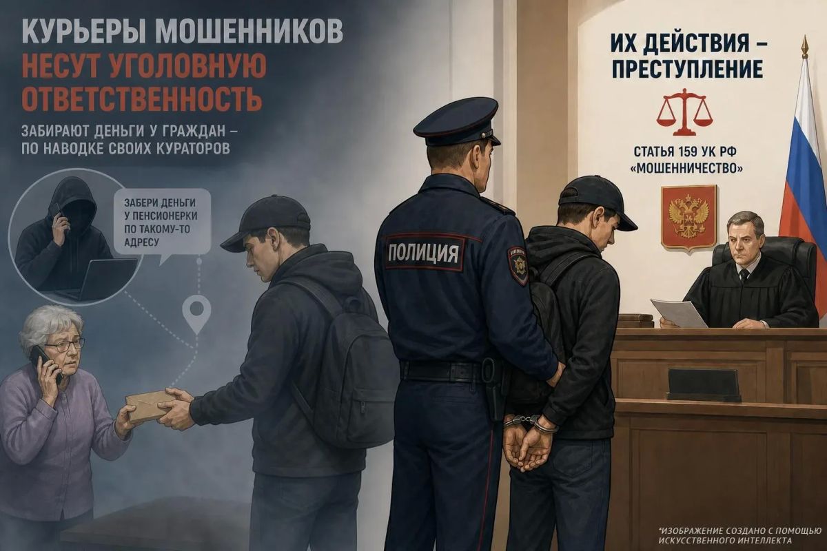 Мошенники привлекают курьеров для хищения денег у доверчивых граждан