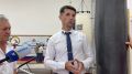 Министр спорта Дмитрий Александрович Новах посетил с рабочим визитом спортивные учреждения станиц Брюховецкой и Переяславской