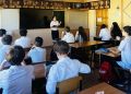 Юристы Управления МВД России по городу Новороссийску провели правовые уроки для гимназистов