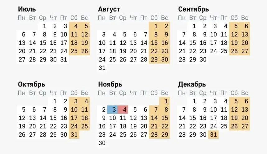 Россиянам осталось всего 72 рабочих дня до Нового года
