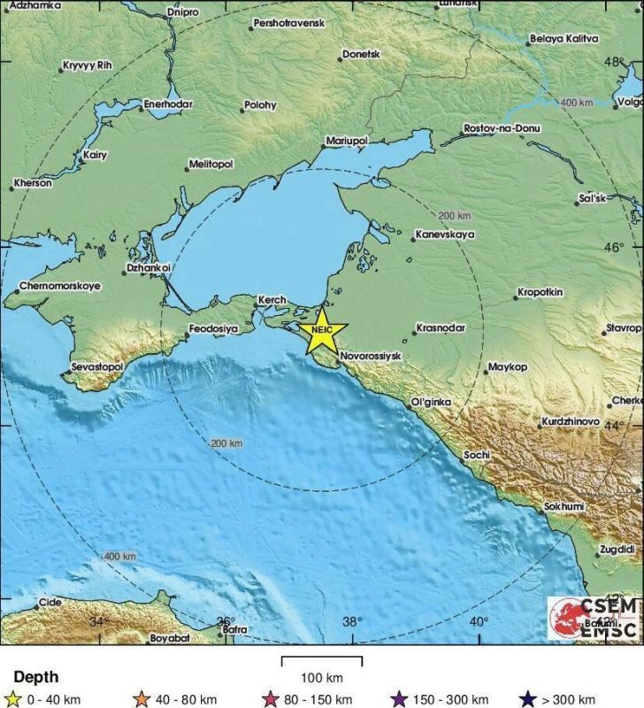 Землетрясение магнитудой 4,2 произошло возле станицы Гостагаевской
