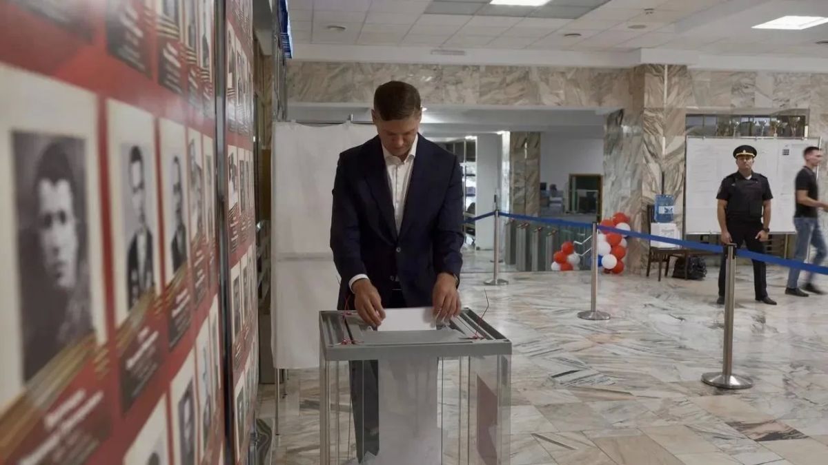 Сергей Алтухов проголосовал на выборах в Госдуму IX созыва в Новороссийске