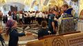 Духовный щит от огня: в Анапе пожарные вместе с кадетами вознесли молитву перед иконой «Неопалимая Купина»