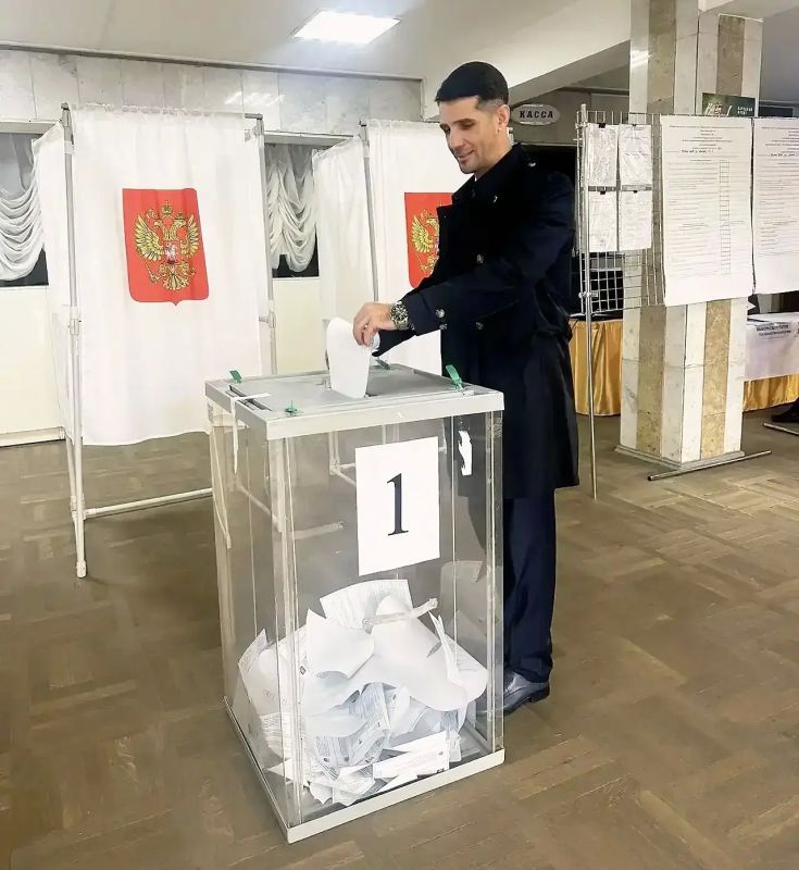 Министр спорта Кубани Дмитрий Александрович Новах принял участие в выборах депутатов Госдумы девятого созыва