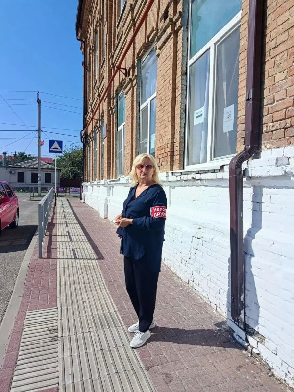Работа народной дружины г. Ейска в дни проведения выборов
