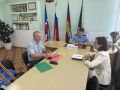 Прокурор Тимашевского района Михаил Бескоровайный провёл выездной приём граждан в Роговском сельском поселении