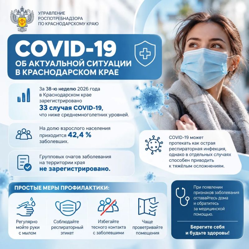 COVID-19: о ситуации в Краснодарском крае