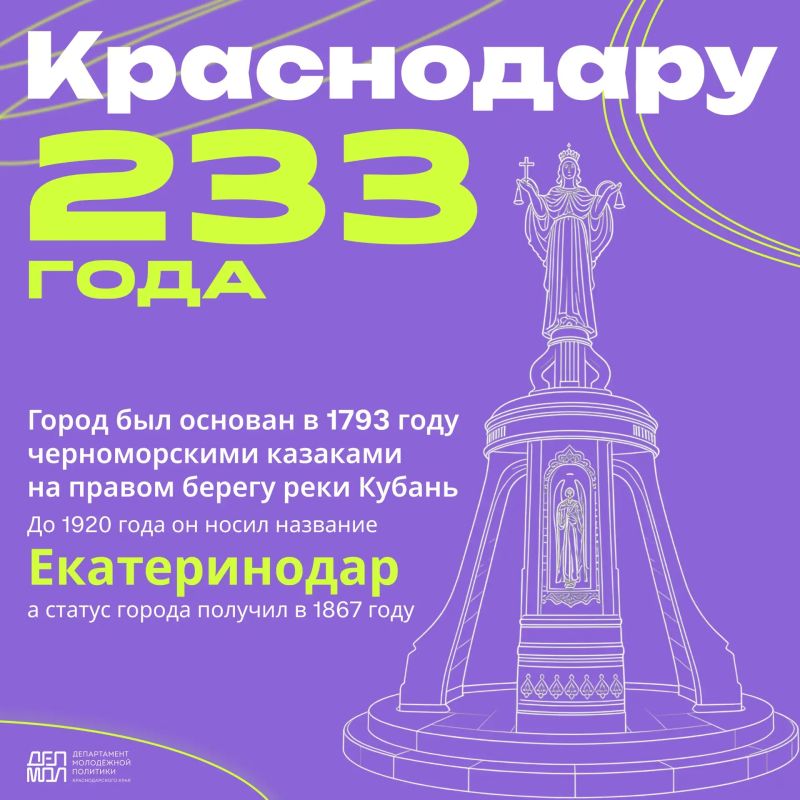 С днем рождения, Краснодар!