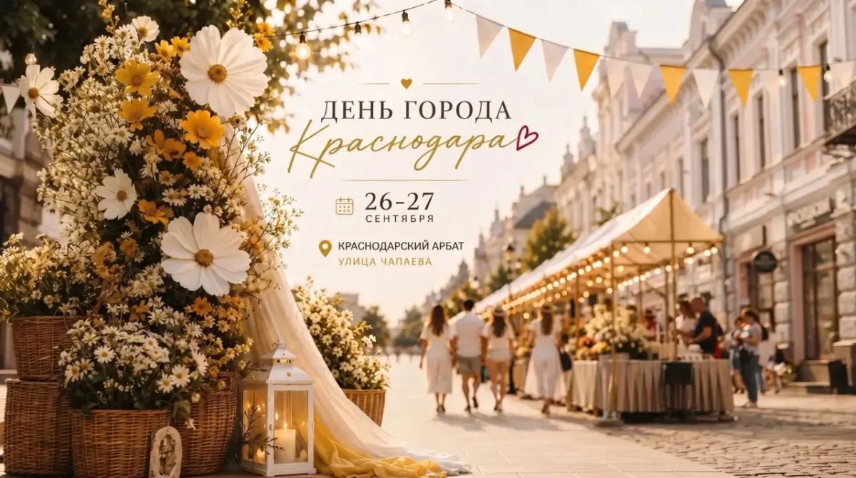 Праздничная ярмарка откроется на краснодарском Арбате