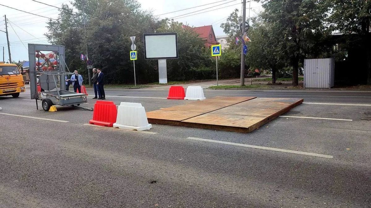Ремонт коллектора на Красных Партизан займет не менее двух месяцев