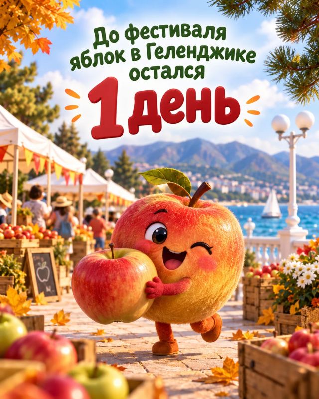 До «Яблочного фестиваля» в Геленджике остался один день