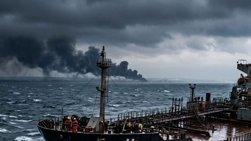 В Чёрном море у берегов Сочи после ударов дронов ВСУ загорелся танкер. На судне находились 23 человека. Что известно