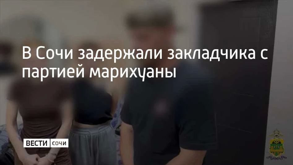 В Сочи пресекли действия 33-летнего наркозакладчика