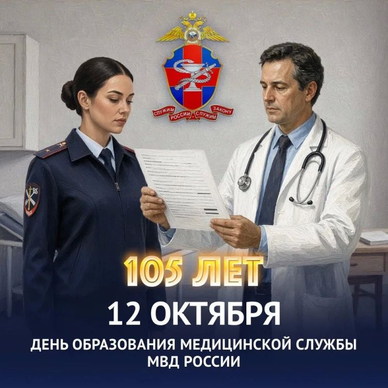 105 лет медицинской службе системы МВД России
