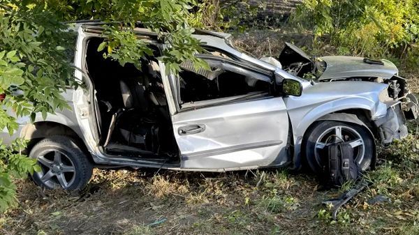 На Кубани иномарка влетела в дерево - два человека погибли