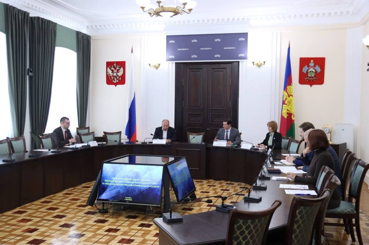 В Законодательном Собрании прошло заседание рабочей группы комитета по вопросам имущественных и земельных отношений