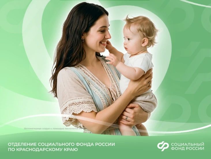 Пособие по уходу за ребёнком до полутора лет получают 42 тысячи работающих жителей Кубани