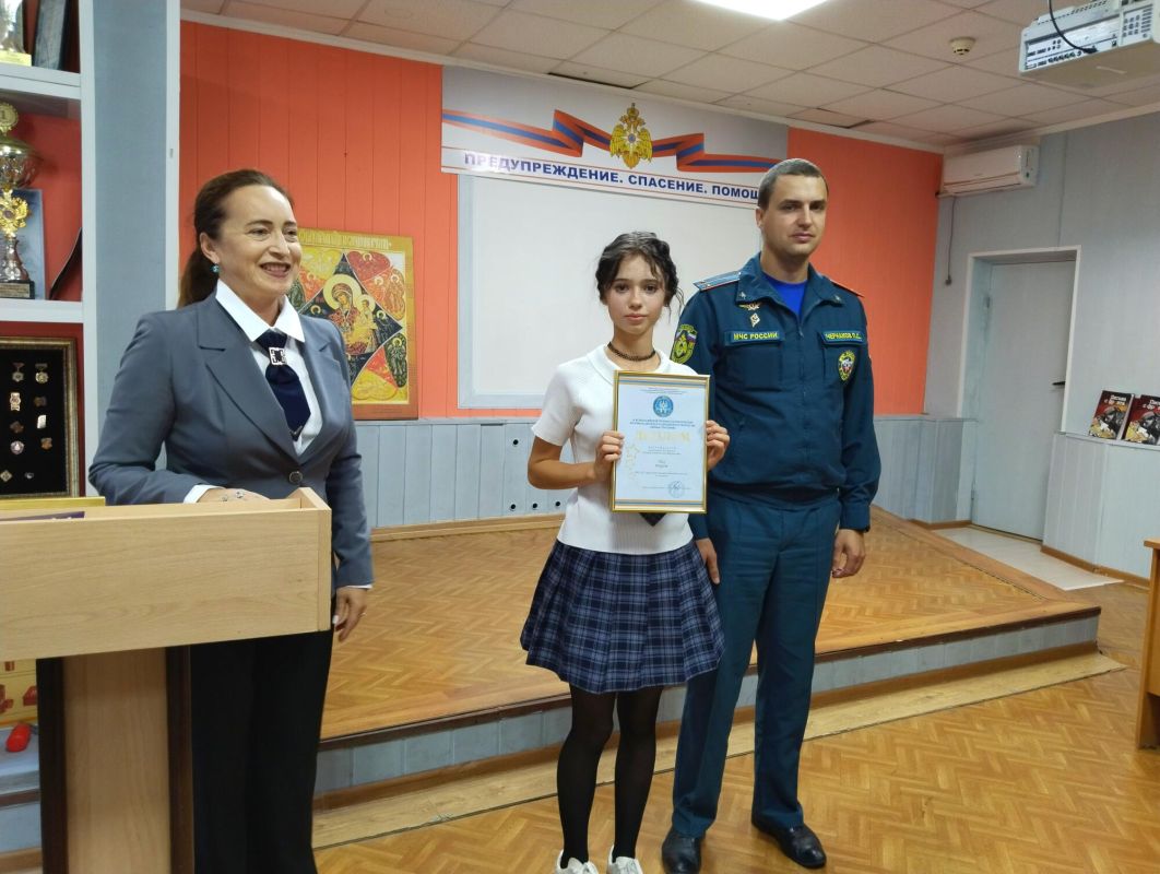Юная анапчанка стала дипломантом Всероссийского фестиваля «Звезда спасения»