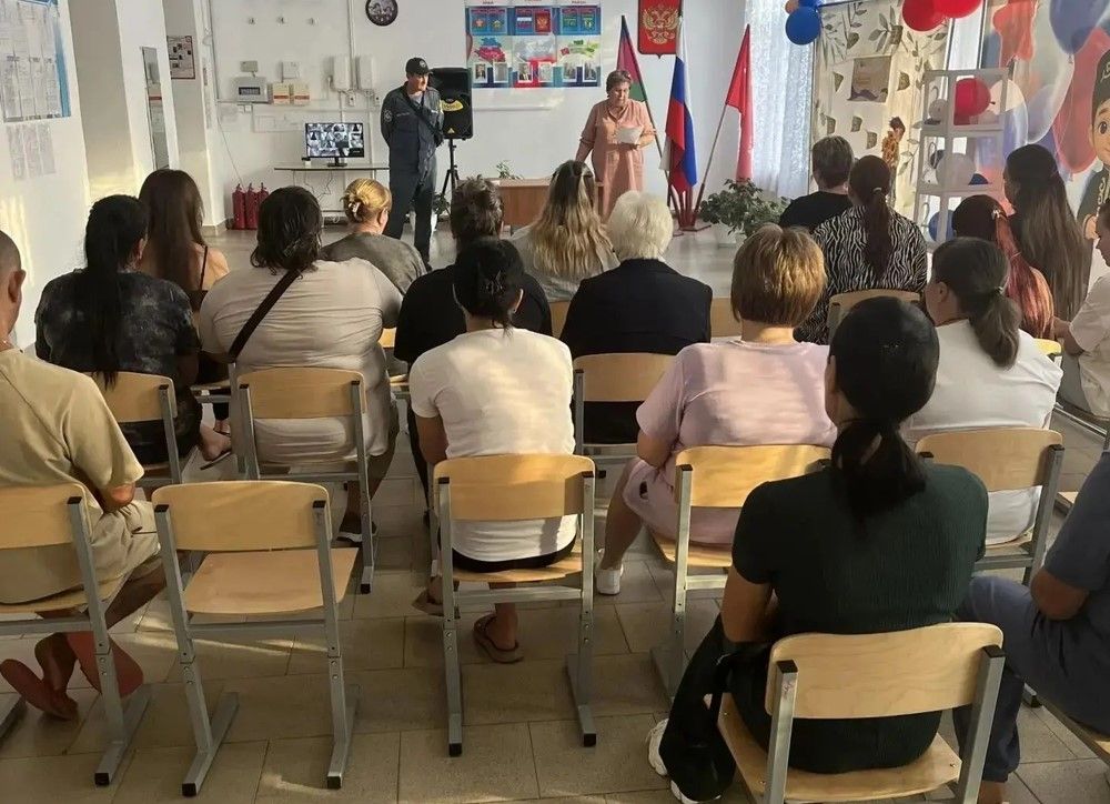Родителям школьников станицы Воздвиженской доступно рассказали о пожарной безопасности