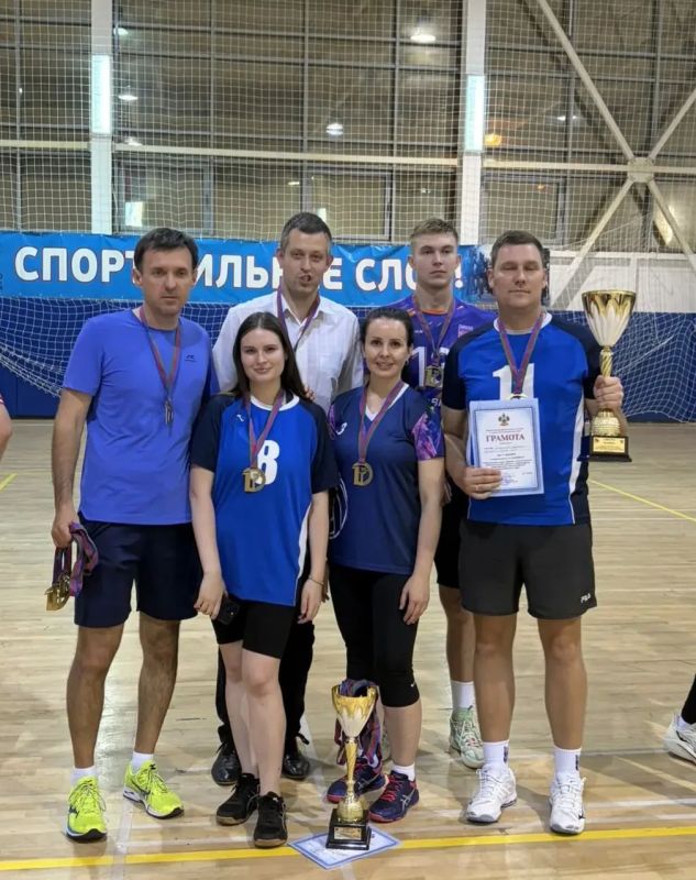 Волейбольный пьедестал Спартакиады