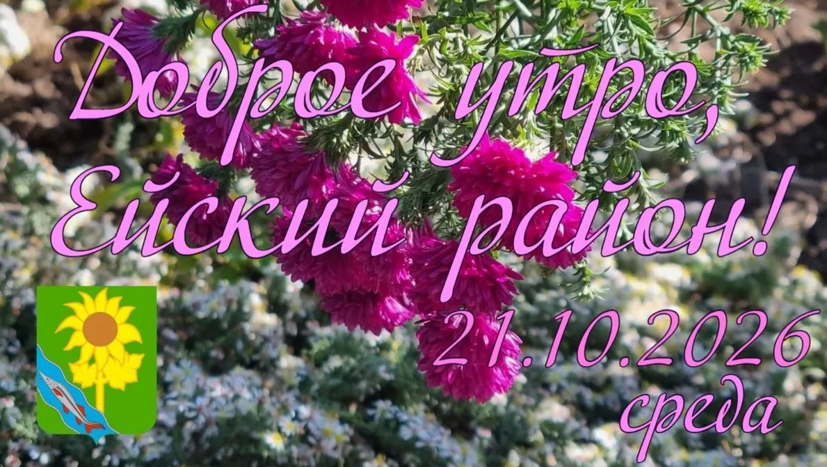 Доброе утро, коллеги, жители и гости Ейского района!