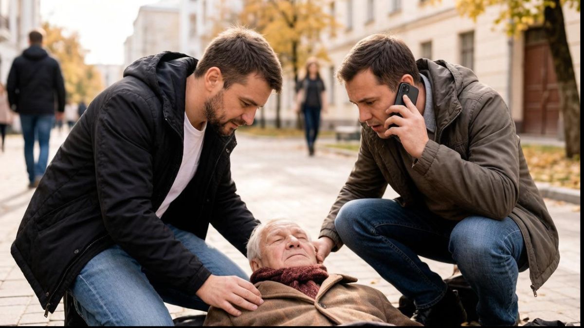В Армавире два главврача спасли 76-летнего мужчину, упавшего на улице